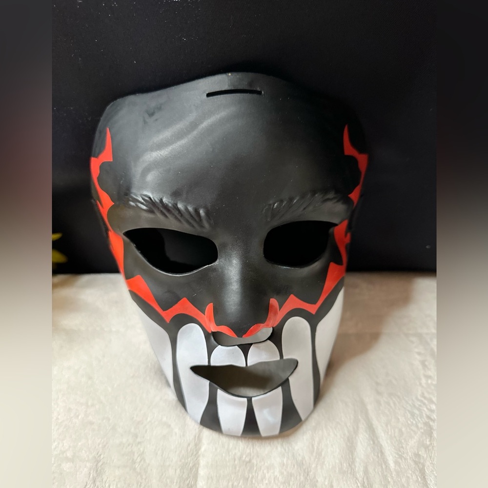 2015 WWE Finn Balor Adjustable Mask Demon King Club Wrestling Headgear By Mattel